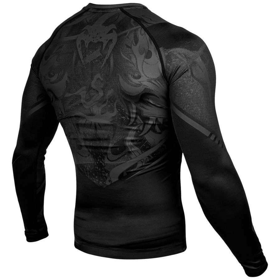 venum devil rashguard - lange ermer - svartsvart