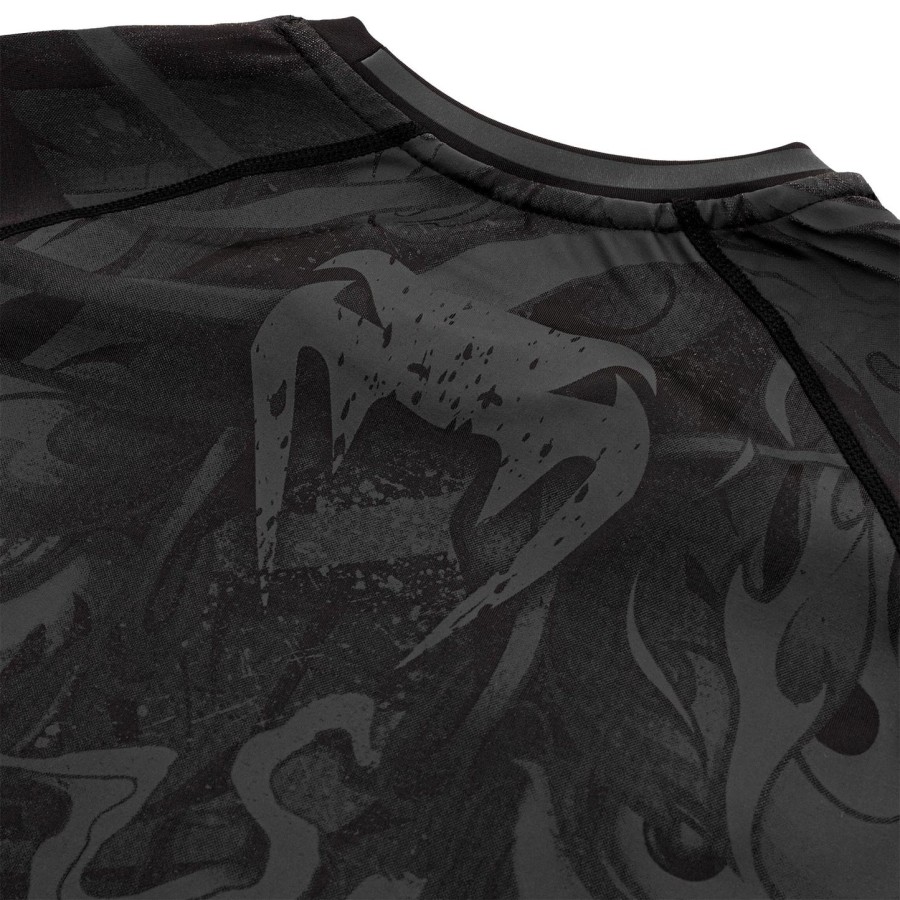 venum devil rashguard - lange ermer - svartsvart