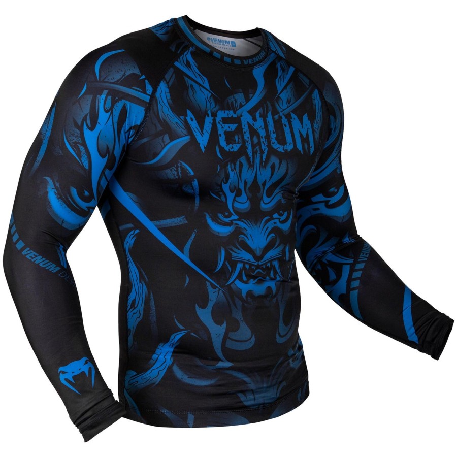 venum devil rashguard - lange ermer - marineblåsvart