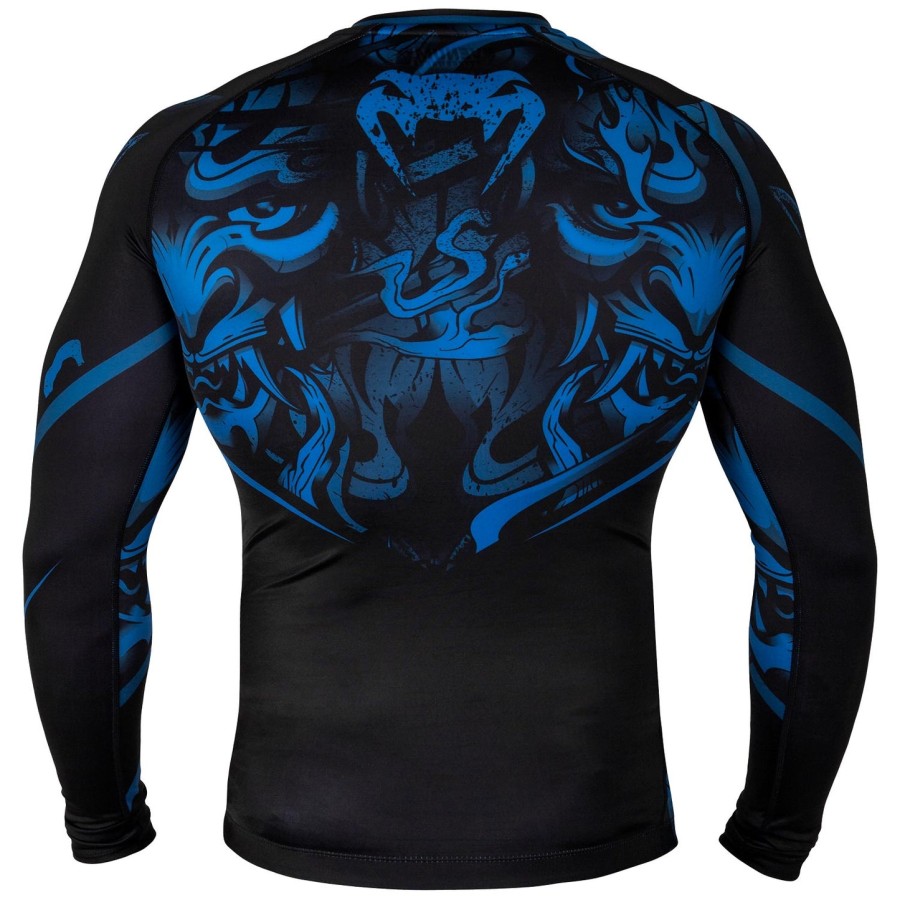 venum devil rashguard - lange ermer - marineblåsvart
