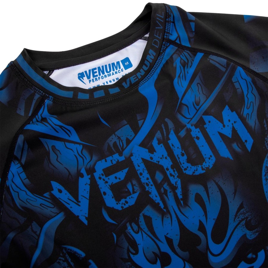 venum devil rashguard - lange ermer - marineblåsvart