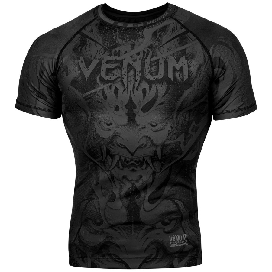 venum devil rashguard - korte ermer - svartsvart