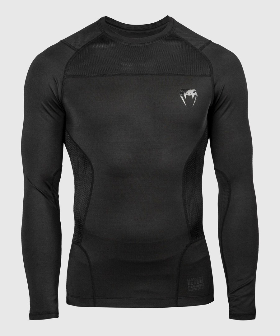venum g-fit rashguard - lange ermer - svart