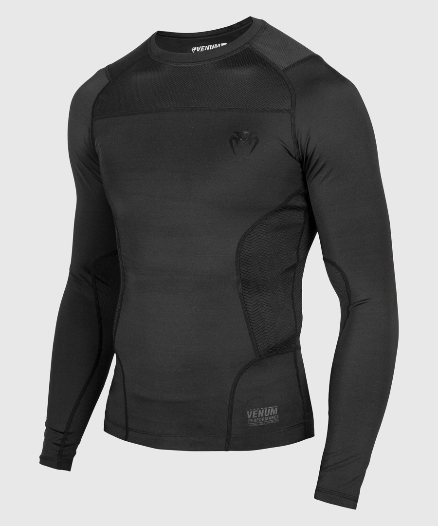 venum g-fit rashguard - lange ermer - svart