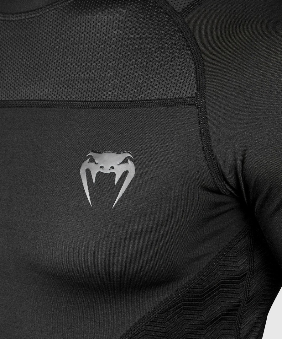 venum g-fit rashguard - lange ermer - svart