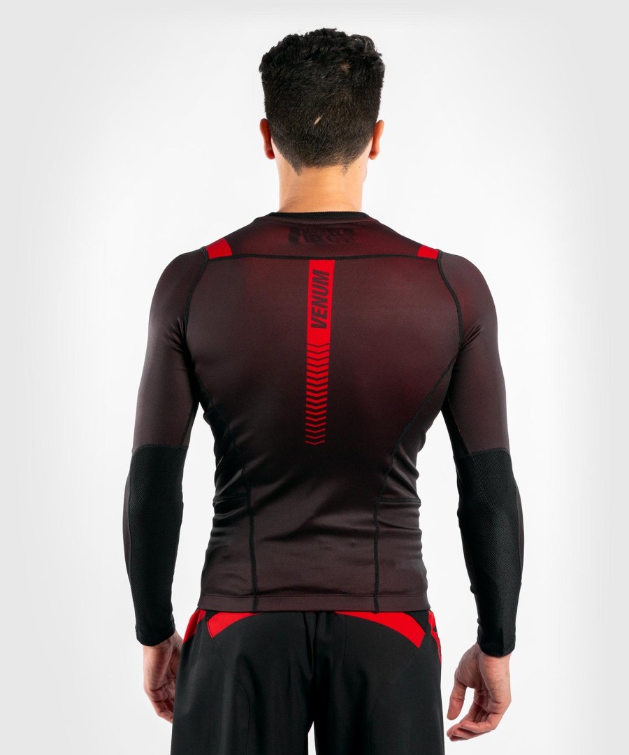 venum nogi 3.0 rashguard - lange ermer - svartrød