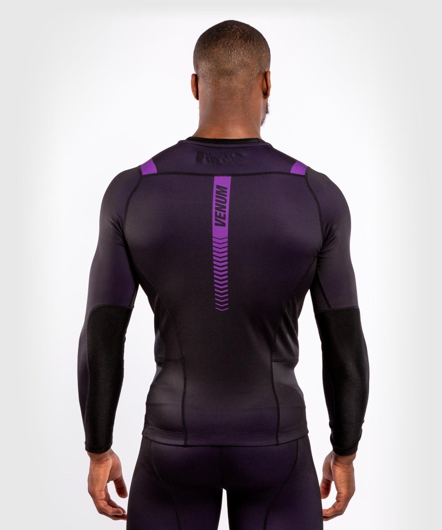 venum nogi 3.0 rashguard - lange ermer - svartlilla