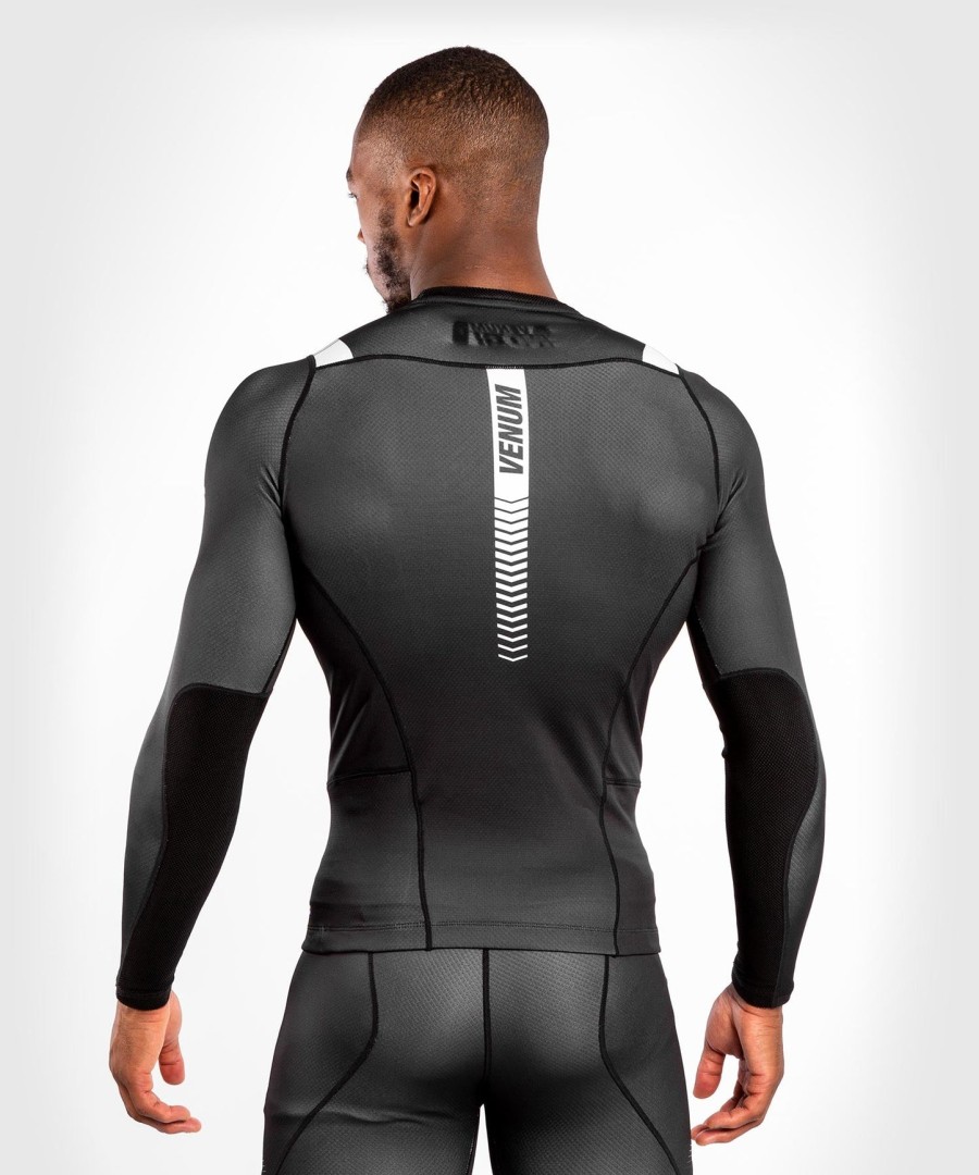 venum nogi 3.0 rashguard - lange ermer - svarthvit
