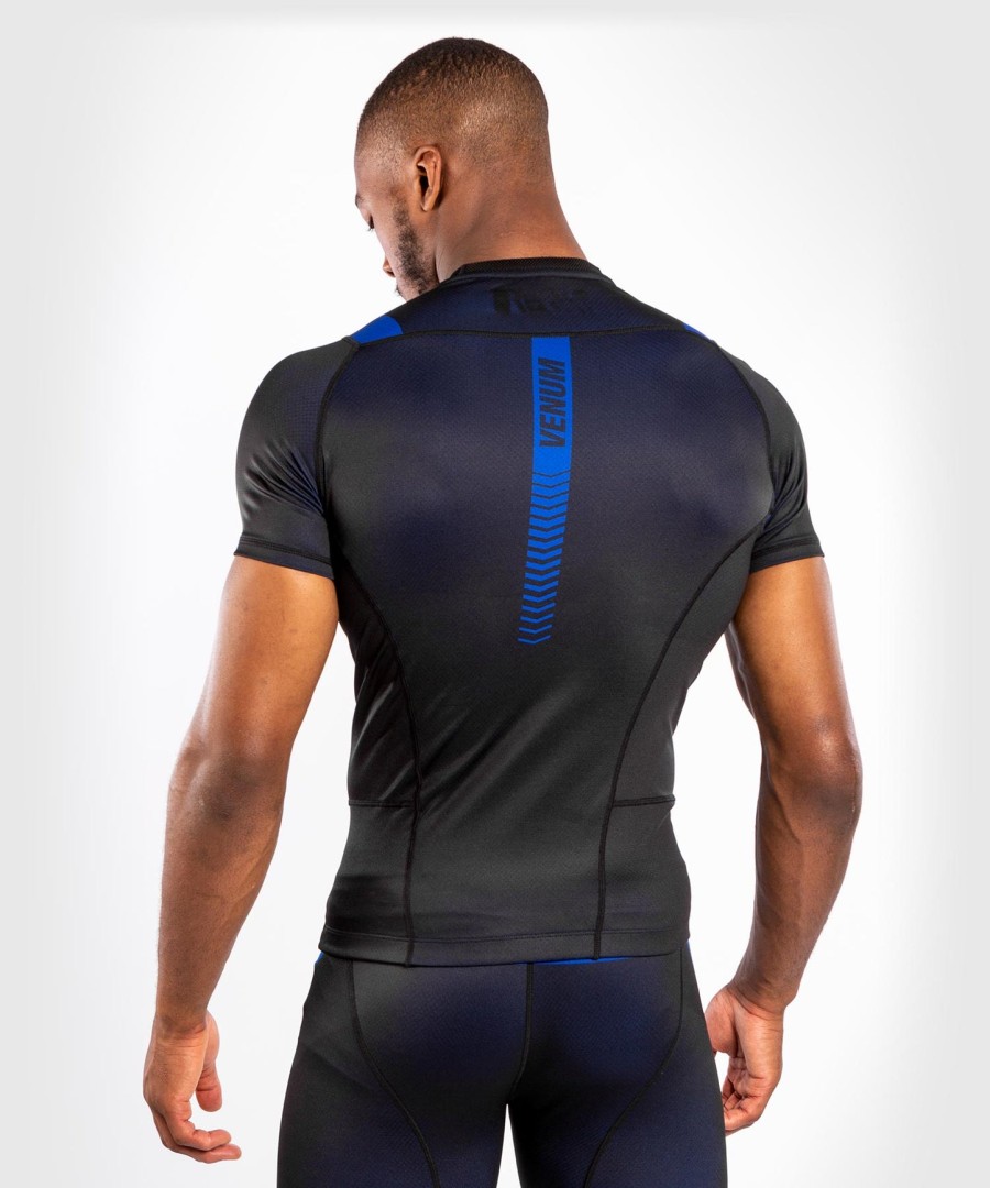 venum nogi 3.0 rashguard - korte ermer - svartblå
