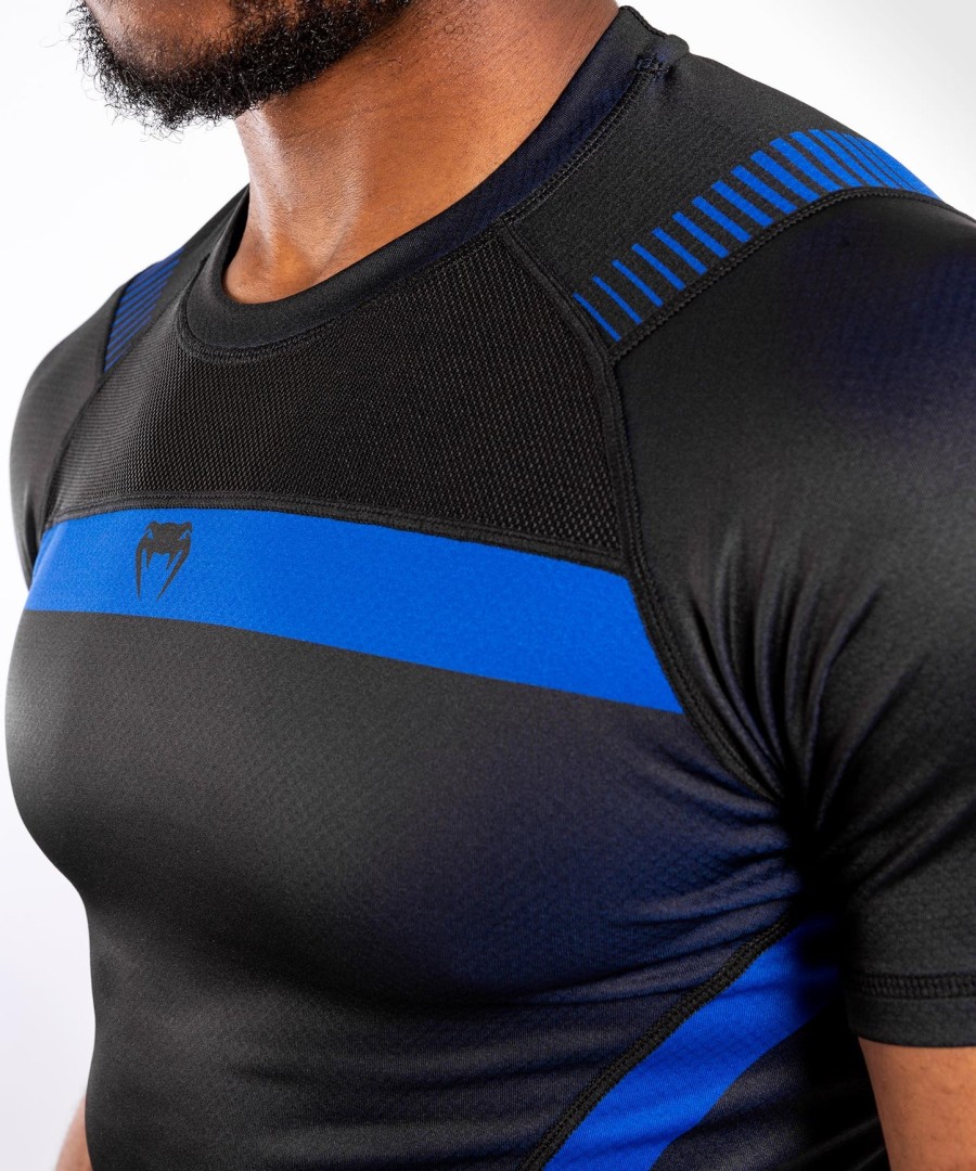 venum nogi 3.0 rashguard - korte ermer - svartblå