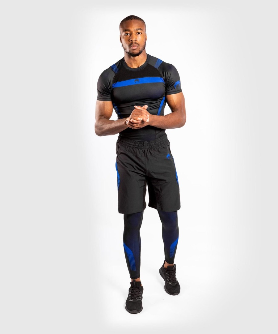 venum nogi 3.0 rashguard - korte ermer - svartblå