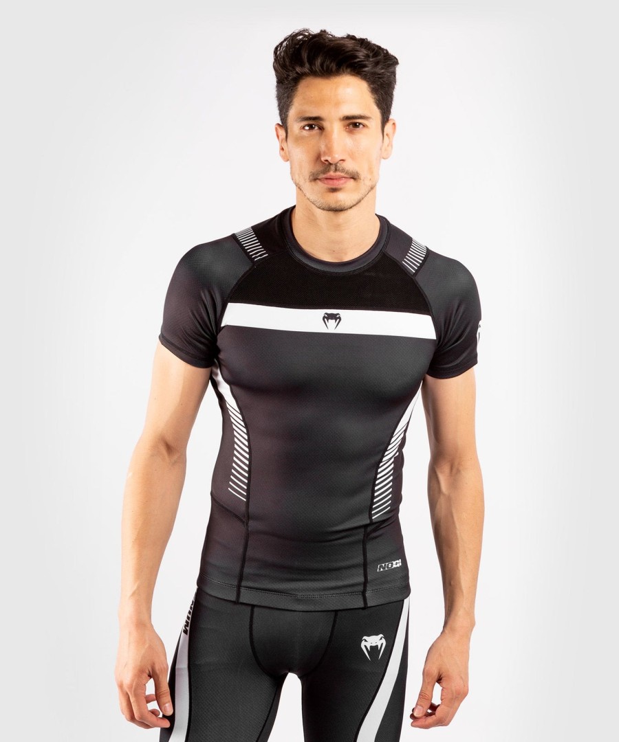 venum nogi 3.0 rashguard - korte ermer - svarthvit
