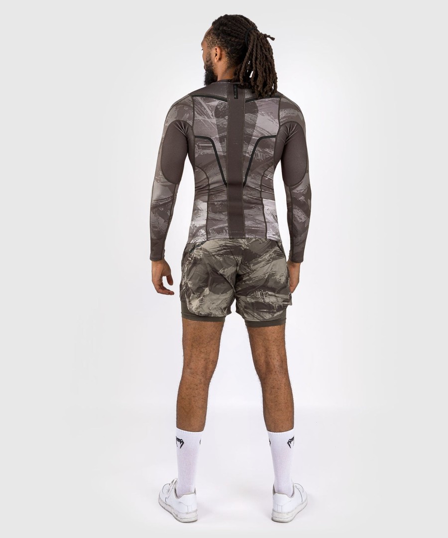 venum electron 3.0 langermet rashguard - sand