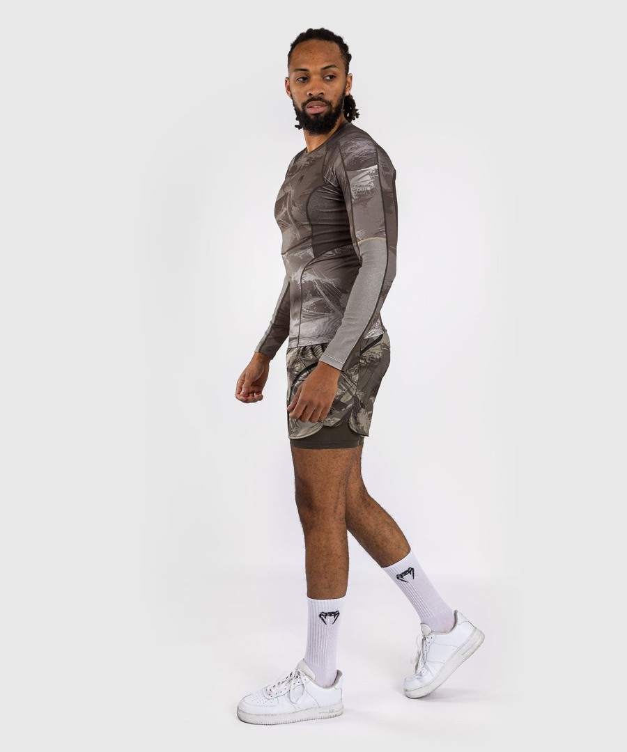 venum electron 3.0 langermet rashguard - sand