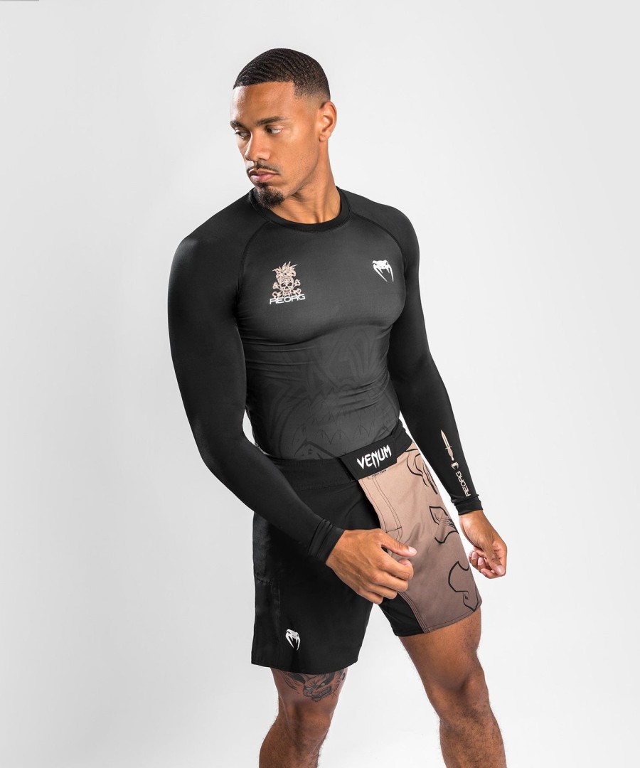 venum reorg rashguard lange ermer - svart
