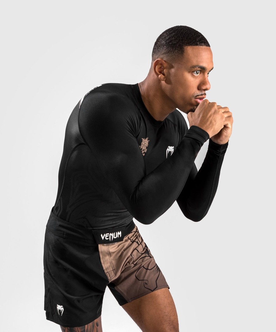 venum reorg rashguard lange ermer - svart