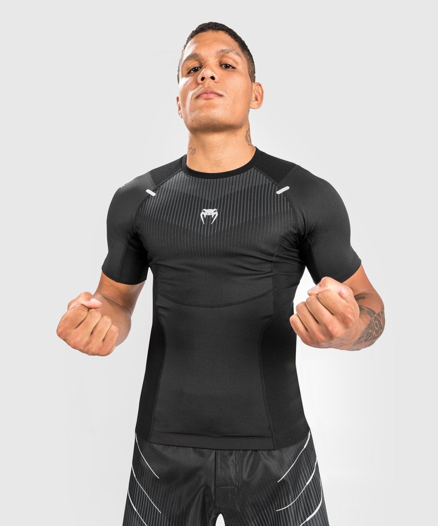 venum biomecha rashguard kortermet - svartgrå