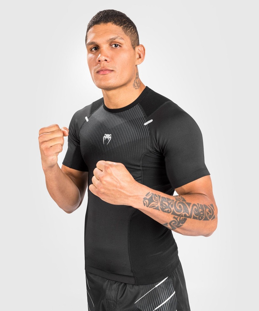 venum biomecha rashguard kortermet - svartgrå