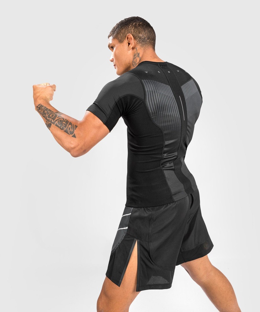 venum biomecha rashguard kortermet - svartgrå