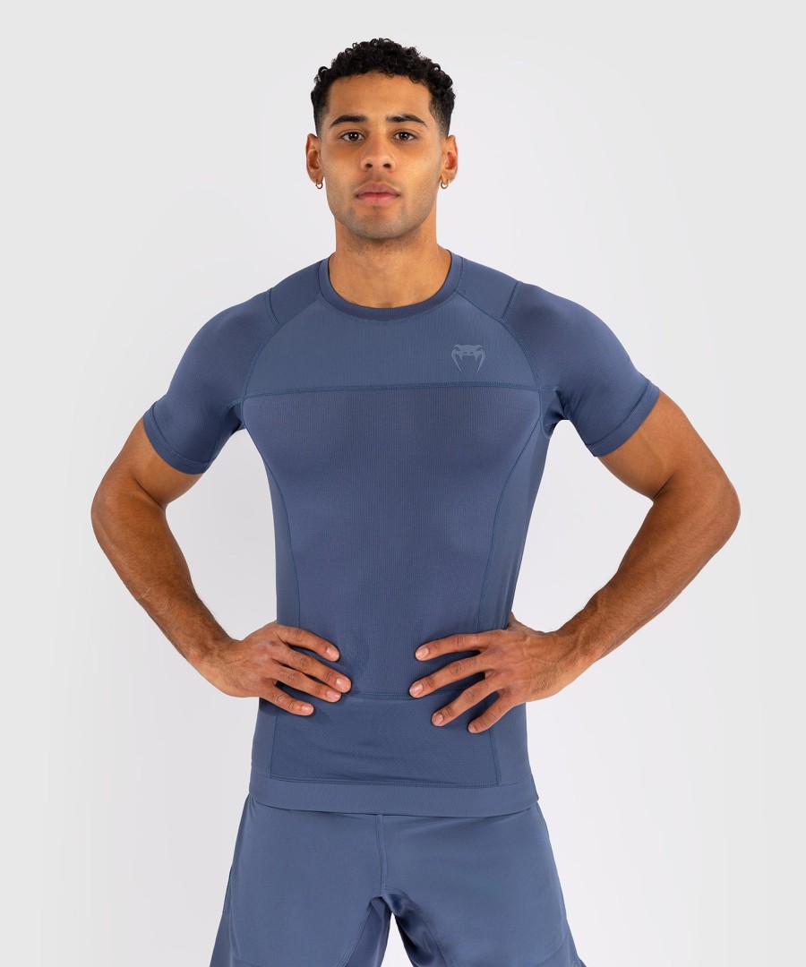 venum g-fit air herre kortermet rashguard - tåkete blå