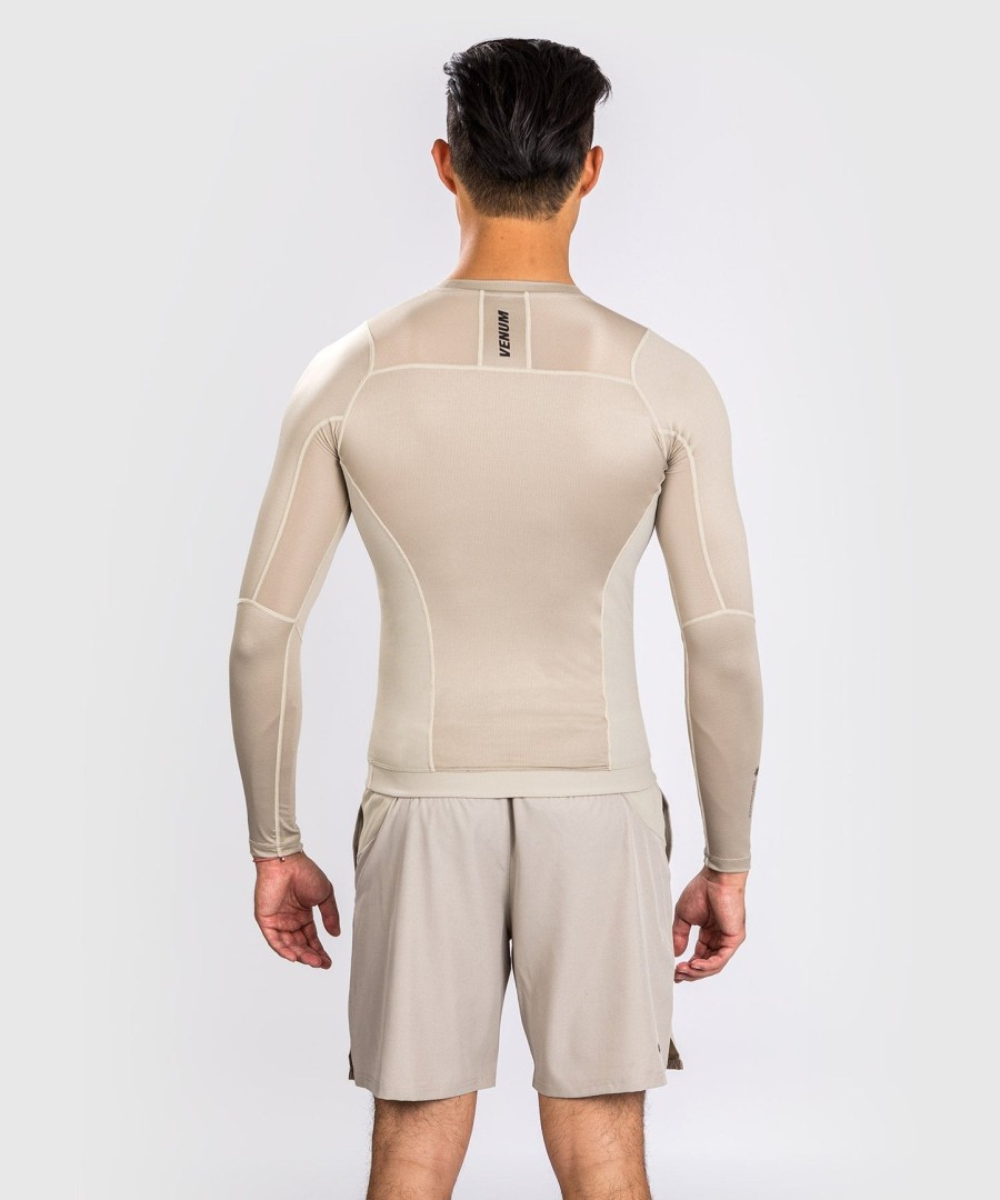venum g-fit air rashguard langermet - sand