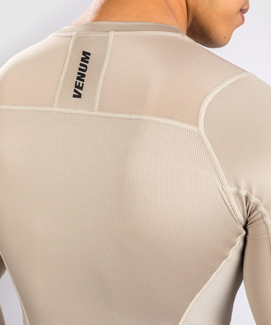 venum g-fit air rashguard langermet - sand