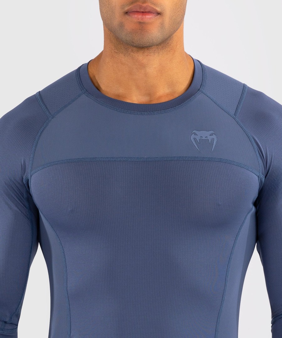 venum g-fit air herre langermet rashguard - tåkete blå