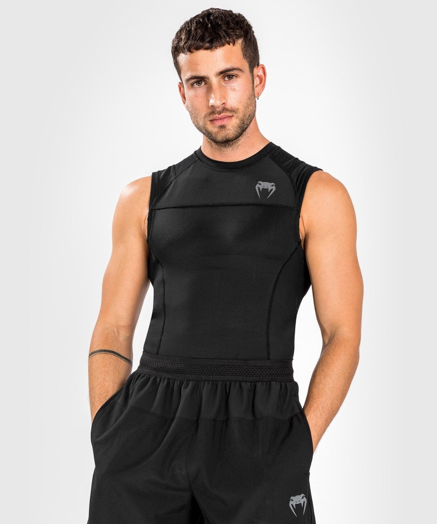 venum g-fit air rashguard ermeløs - svart