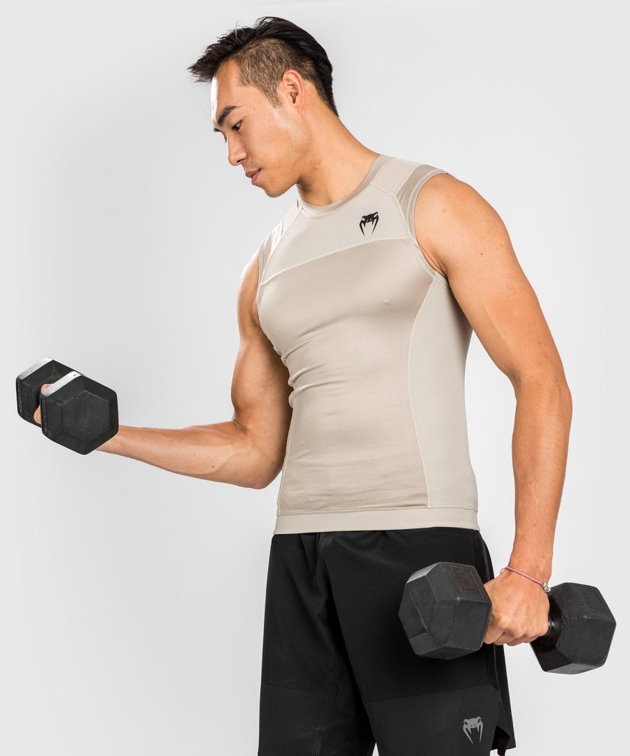 venum g-fit air rashguard ermeløs - sand