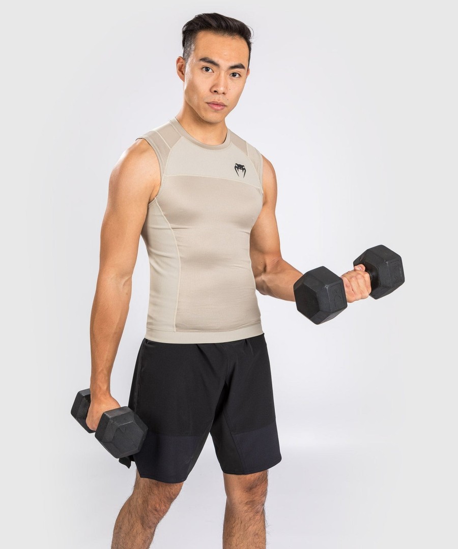 venum g-fit air rashguard ermeløs - sand