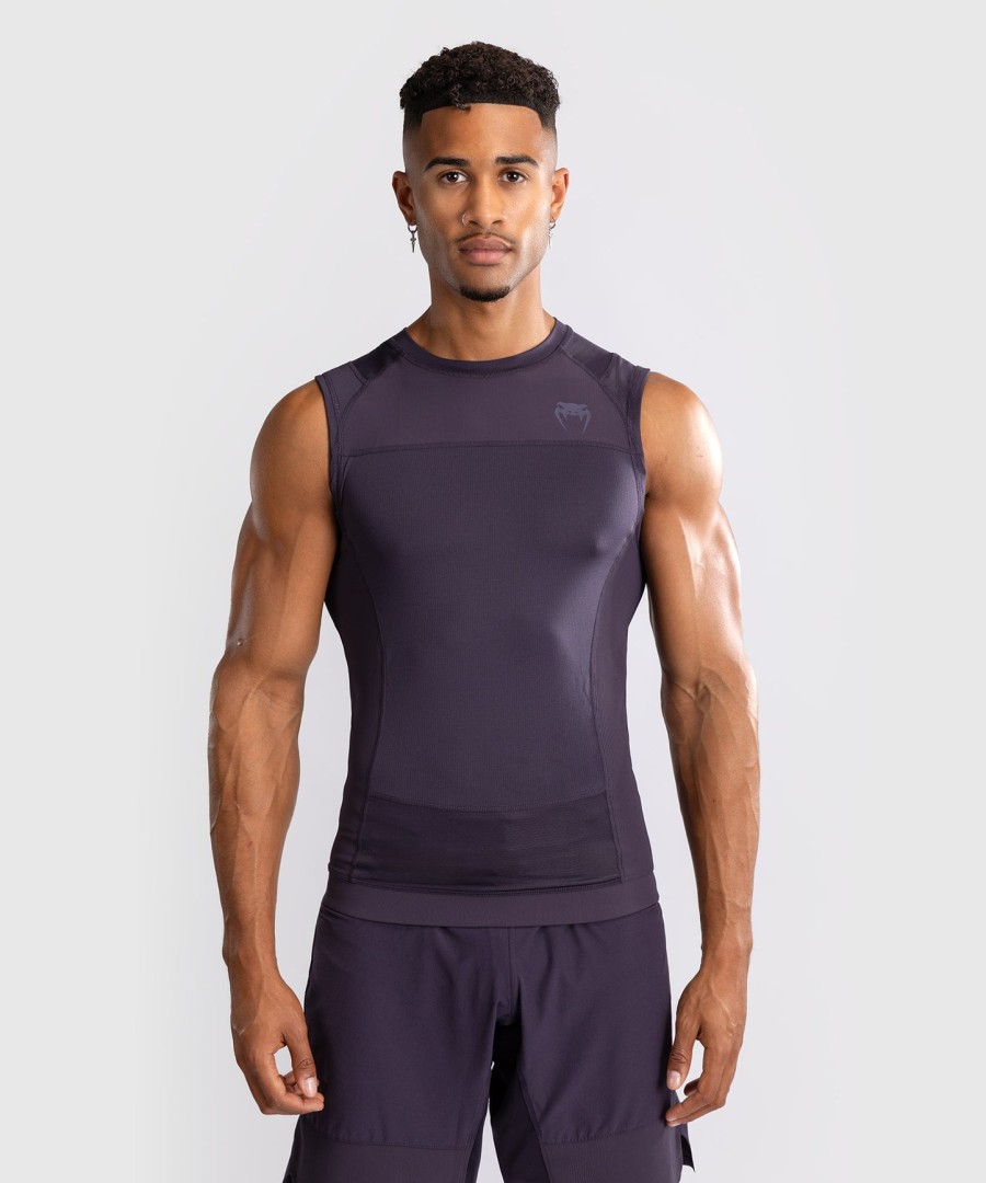 venum g-fit air herre ermeløs rashguard - dyp lilla