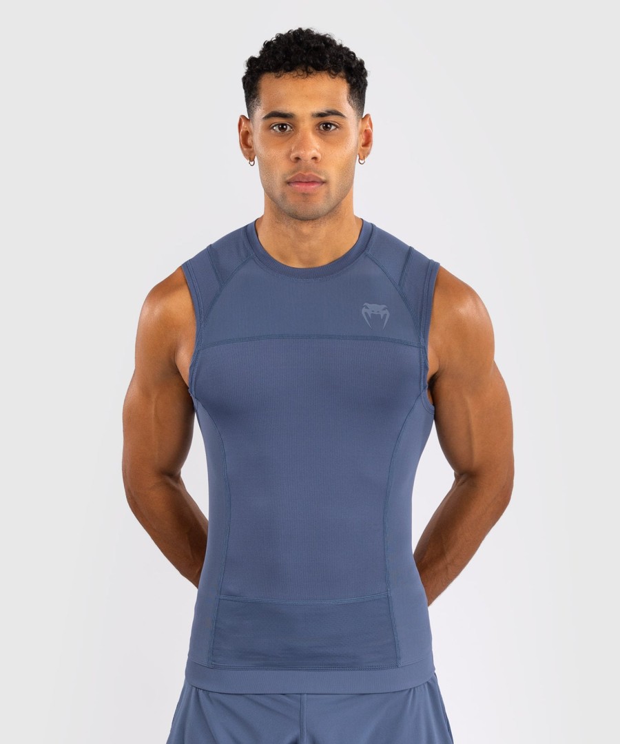 venum g-fit air herre ermeløs rashguard - tåkete blå