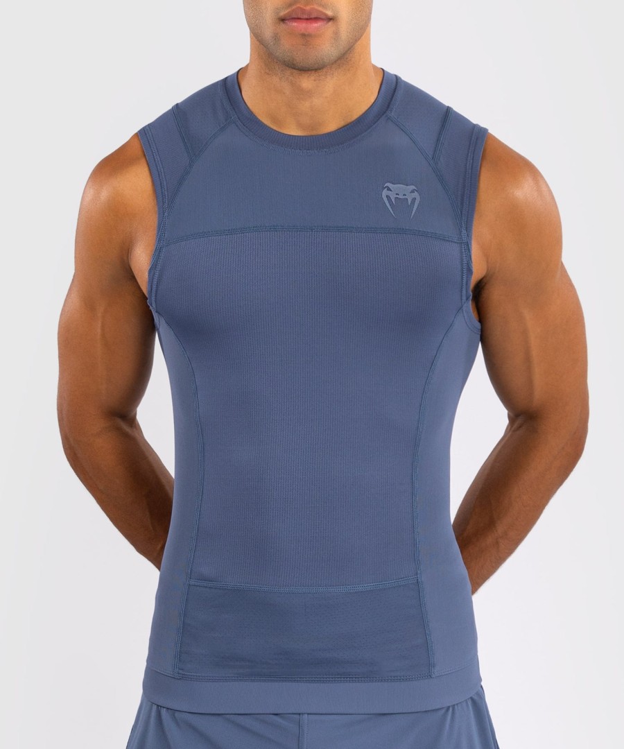 venum g-fit air herre ermeløs rashguard - tåkete blå