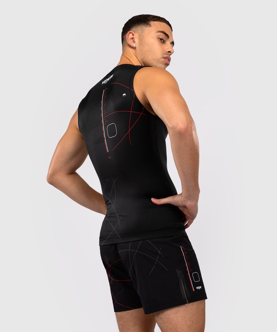 venum tactical xt ermeløs rashguard - svartildrød
