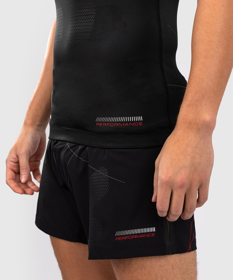 venum tactical xt kortermet rashguard - svartildrød