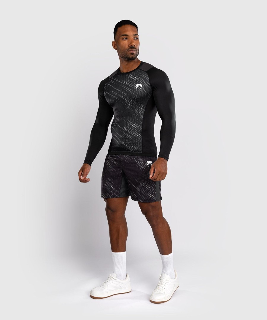 venum rapid langermet rashguard - svartstormgrå