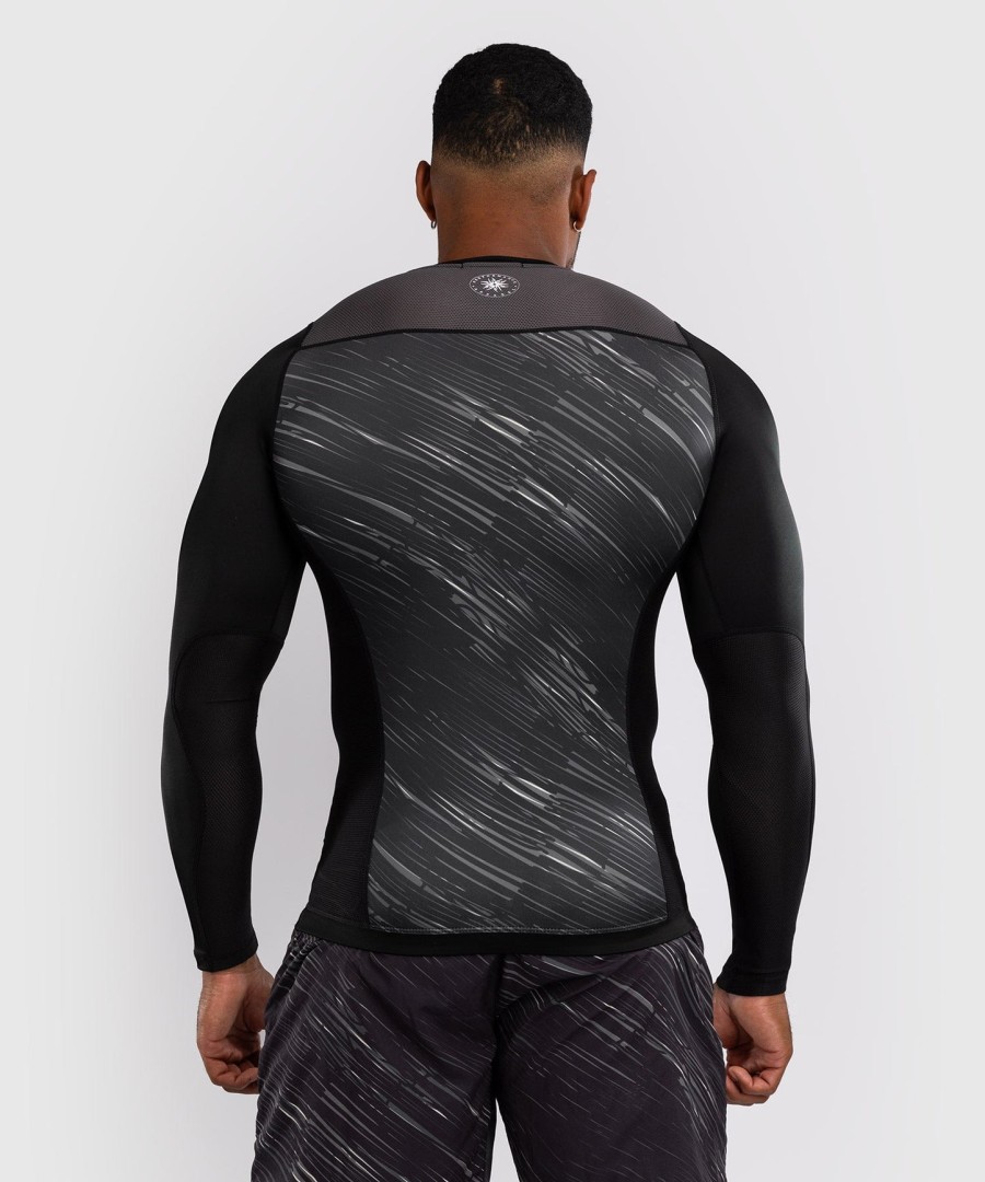 venum rapid langermet rashguard - svartstormgrå