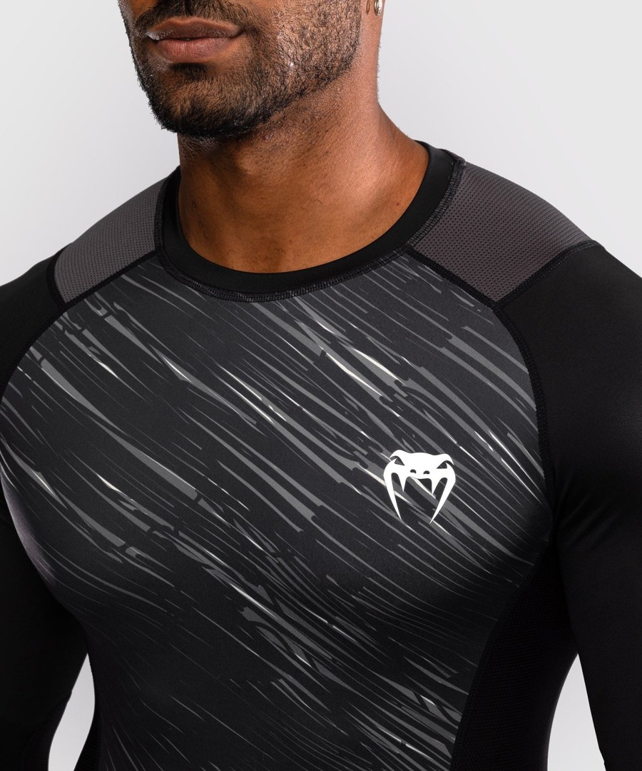 venum rapid langermet rashguard - svartstormgrå