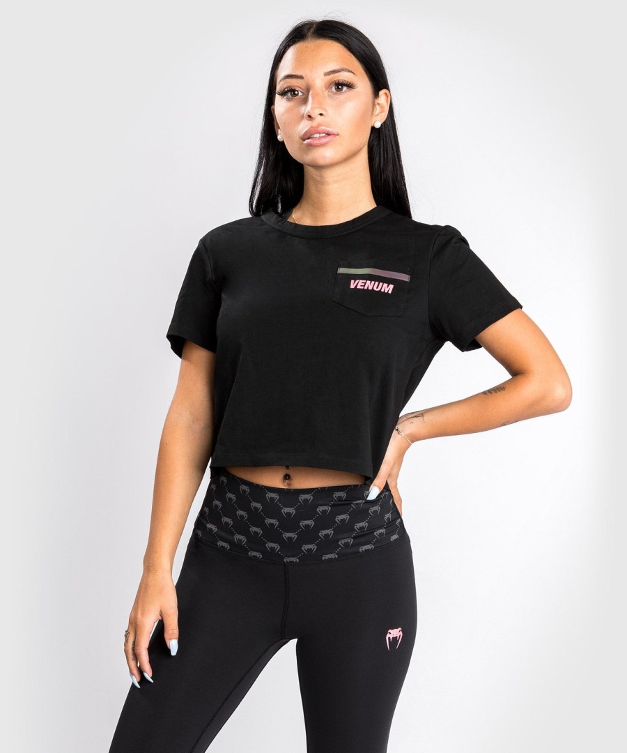 venum rosa pocket t-skjorte – for dame – svartrosa gull