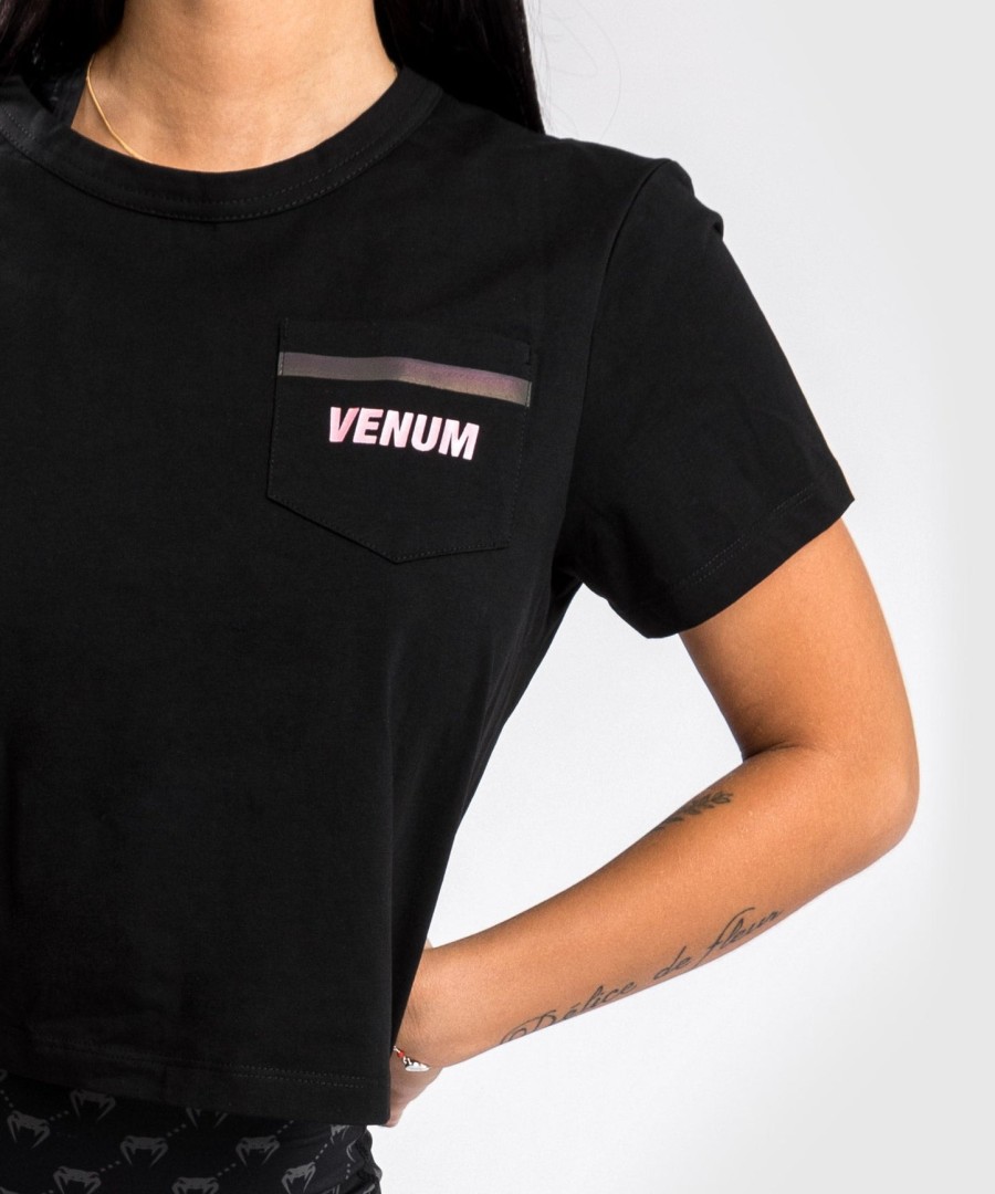 venum rosa pocket t-skjorte – for dame – svartrosa gull