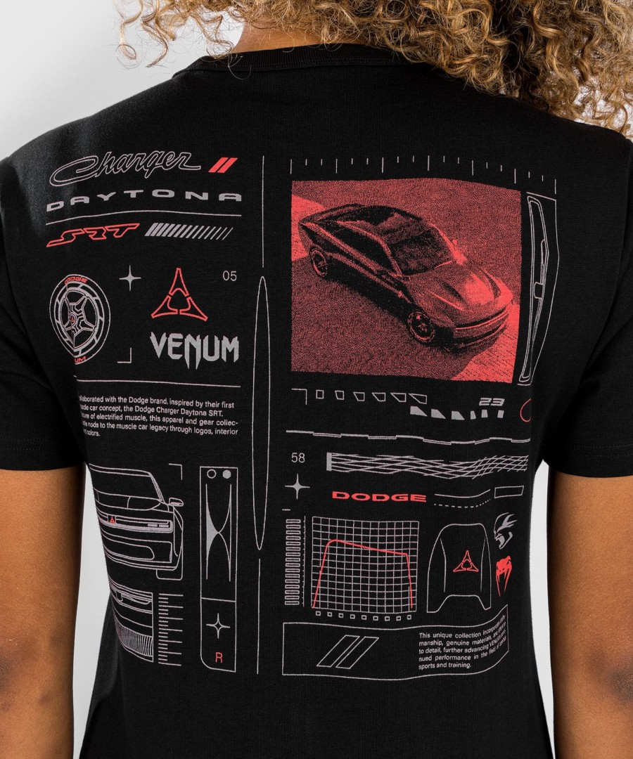 venum x dodge banshee t-skjorte for kvinner – svart