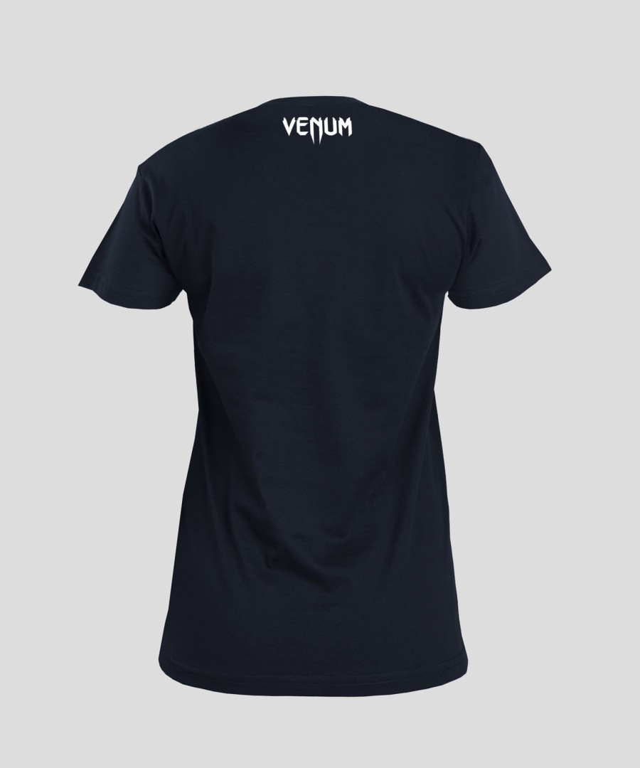 ufc unrivaled by venum marineblå max holloway t-skjorte for kvinner