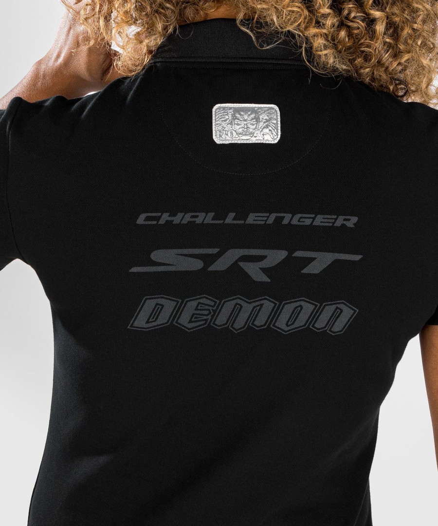 venum x dodge demon 170 dame poloskjorte – svart