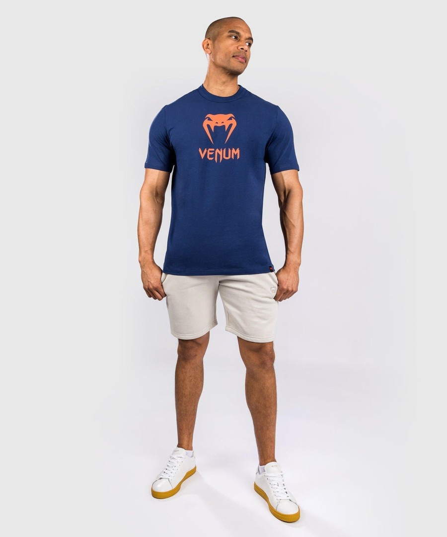 venum classic t-skjorte - marineblåoransje