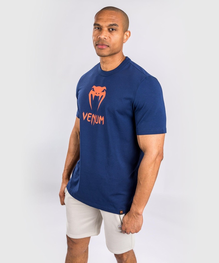 venum classic t-skjorte - marineblåoransje