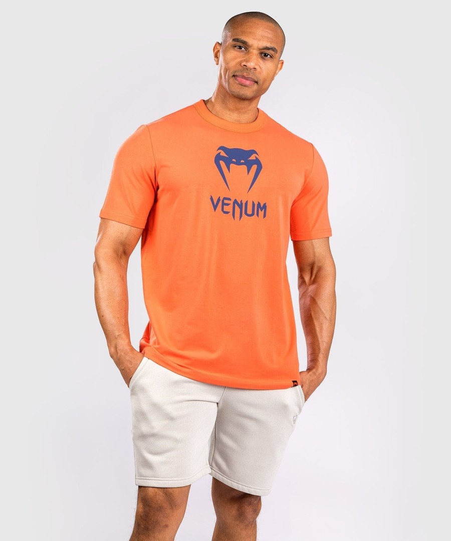 venum classic t-skjorte - oransjemarineblå