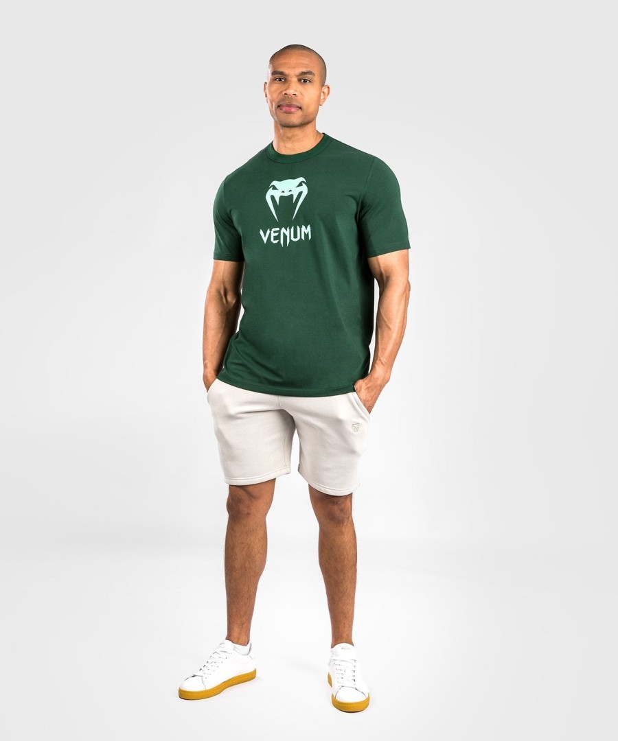 venum classic t-skjorte - mørkegrønnturkis