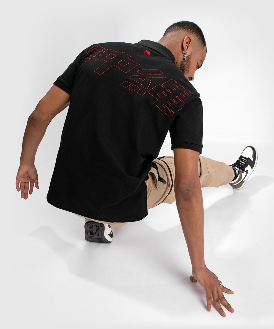 venum okinawa 3.0 polo - svartrød