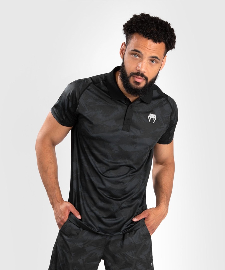 venum electron 3.0 poloskjorte - svart
