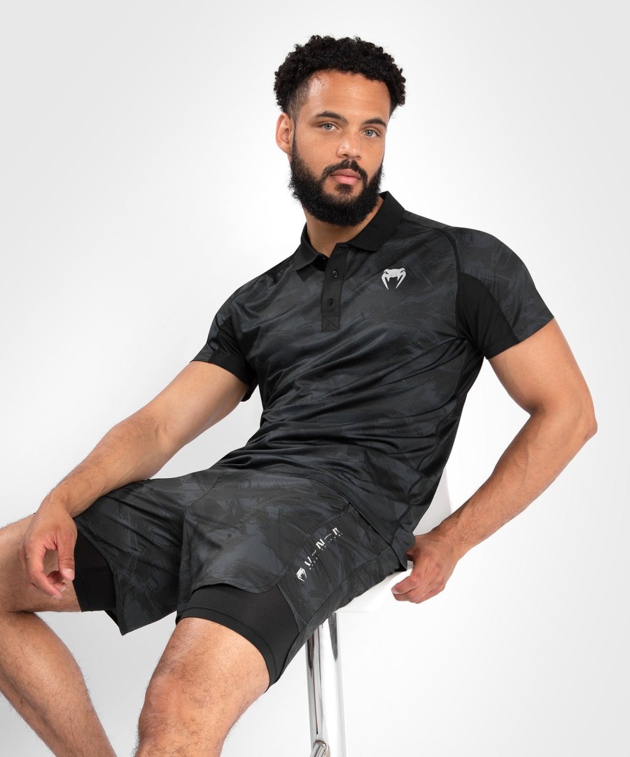 venum electron 3.0 poloskjorte - svart